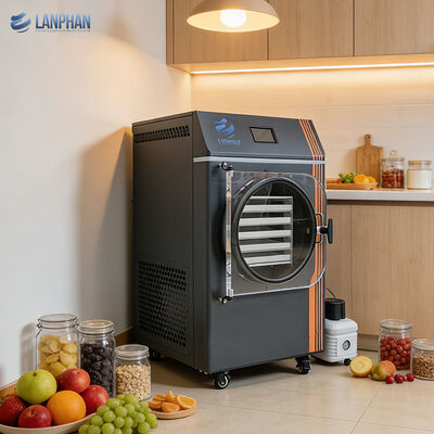 Rau quả Cà phê Bột sữa Lyophilizer Máy sấy đông lạnh chân không thực phẩm