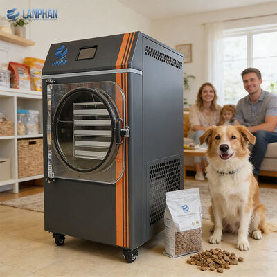 Máy sấy đông compact 5 tray Máy sấy hút bụi thép không gỉ cho nhà bếp nhỏ