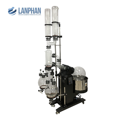 Dàn ngưng tụ đôi Lanphan 10L Thiết bị bay hơi quay trong phòng thí nghiệm