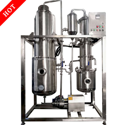 Máy bay hơi màng rơi Tinh dầu Ethanol Máy hút chân không 18kw SS304