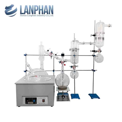 Bộ chưng cất thủy tinh phân đoạn 20 lít Cbd chân không