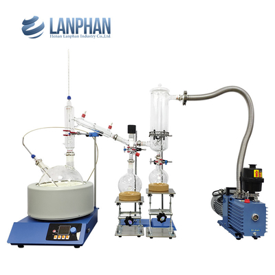 Thiết bị chưng cất đường ngắn Phòng thí nghiệm kết tinh Borosilicat cao G3.3