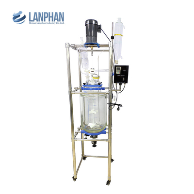 Phòng thí nghiệm kết tinh SS304 Cbd Lò phản ứng thủy tinh 100l 200l